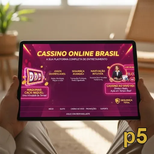 Login oficial no p5 pelo celular com proteção extra