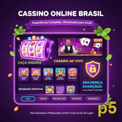 Tela de login seguro da p5 com privacidade protegida